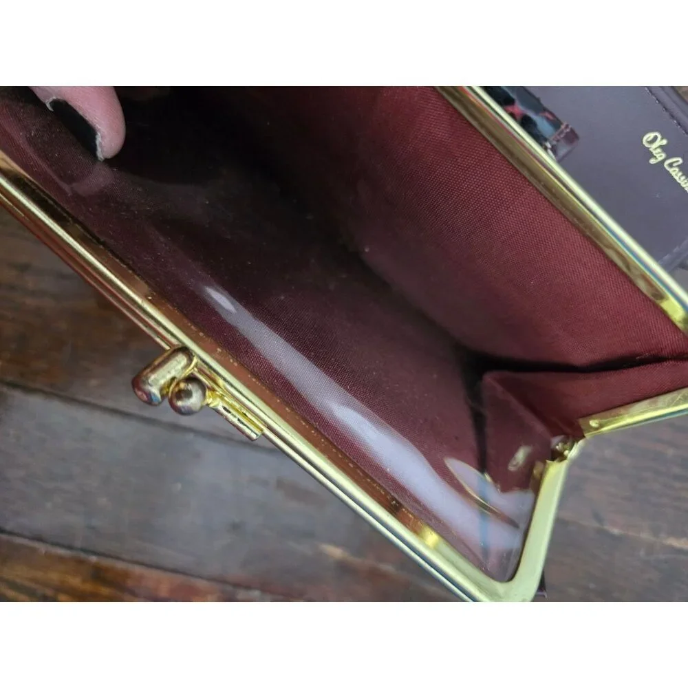 Vintage Oleg Cassini Leather Wallet Pocketbook